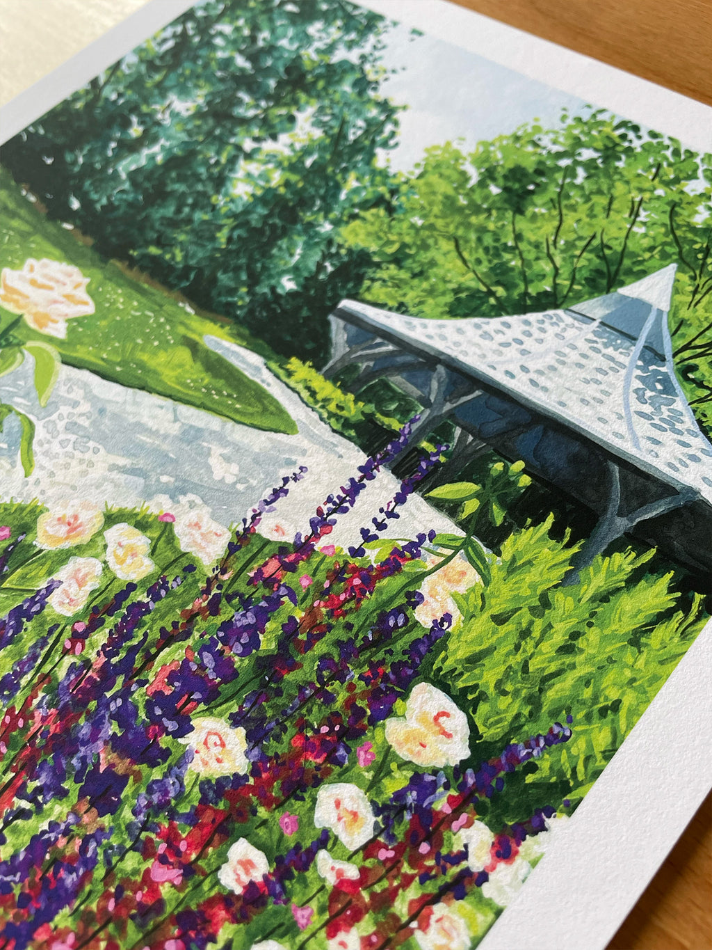 In the Rose Garden — Fine Art Print