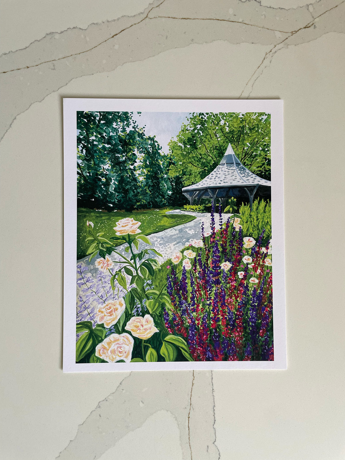 In the Rose Garden — Fine Art Print