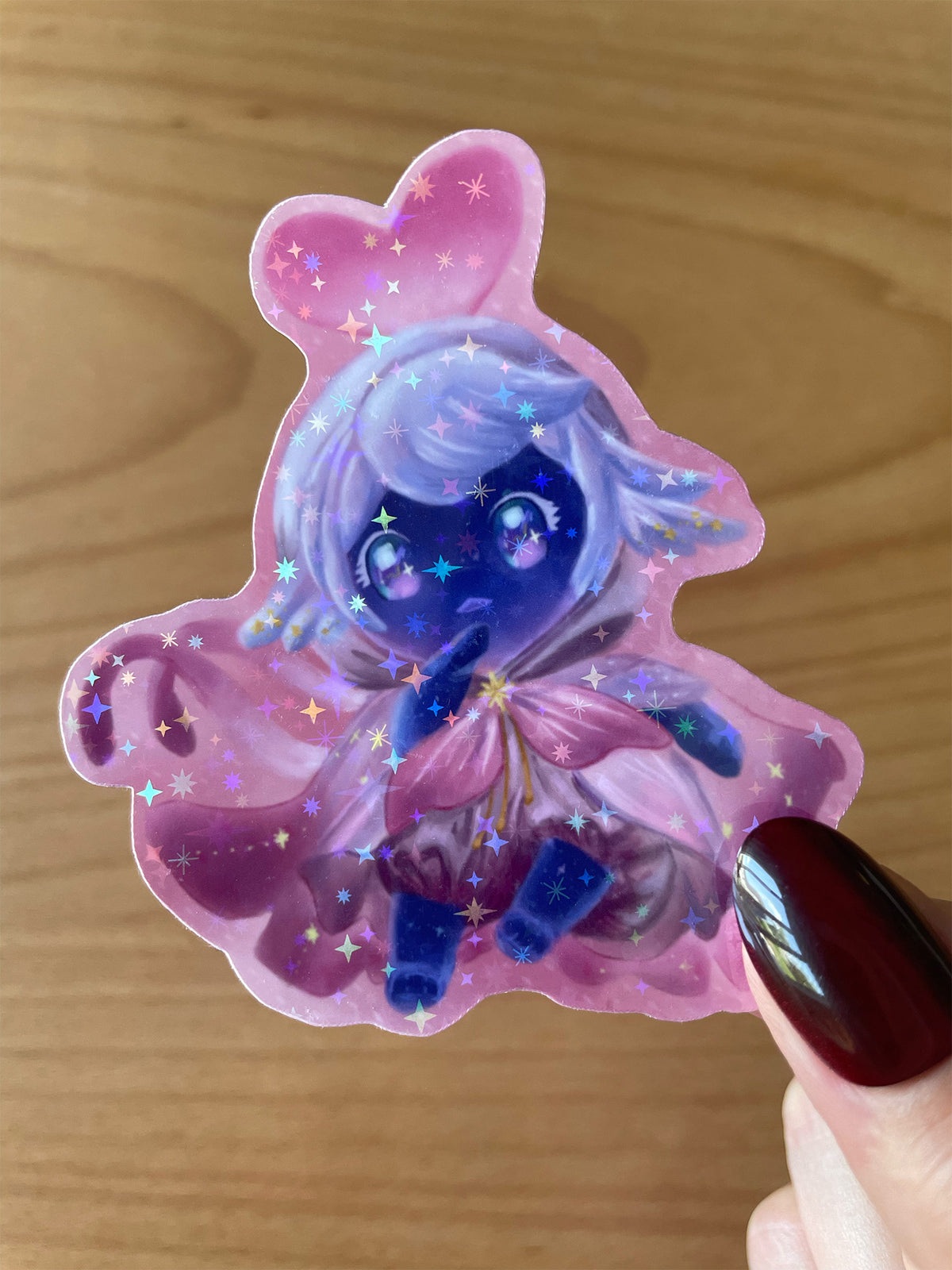 Infinity Nikki Pink Faewish Sprite — Sticker