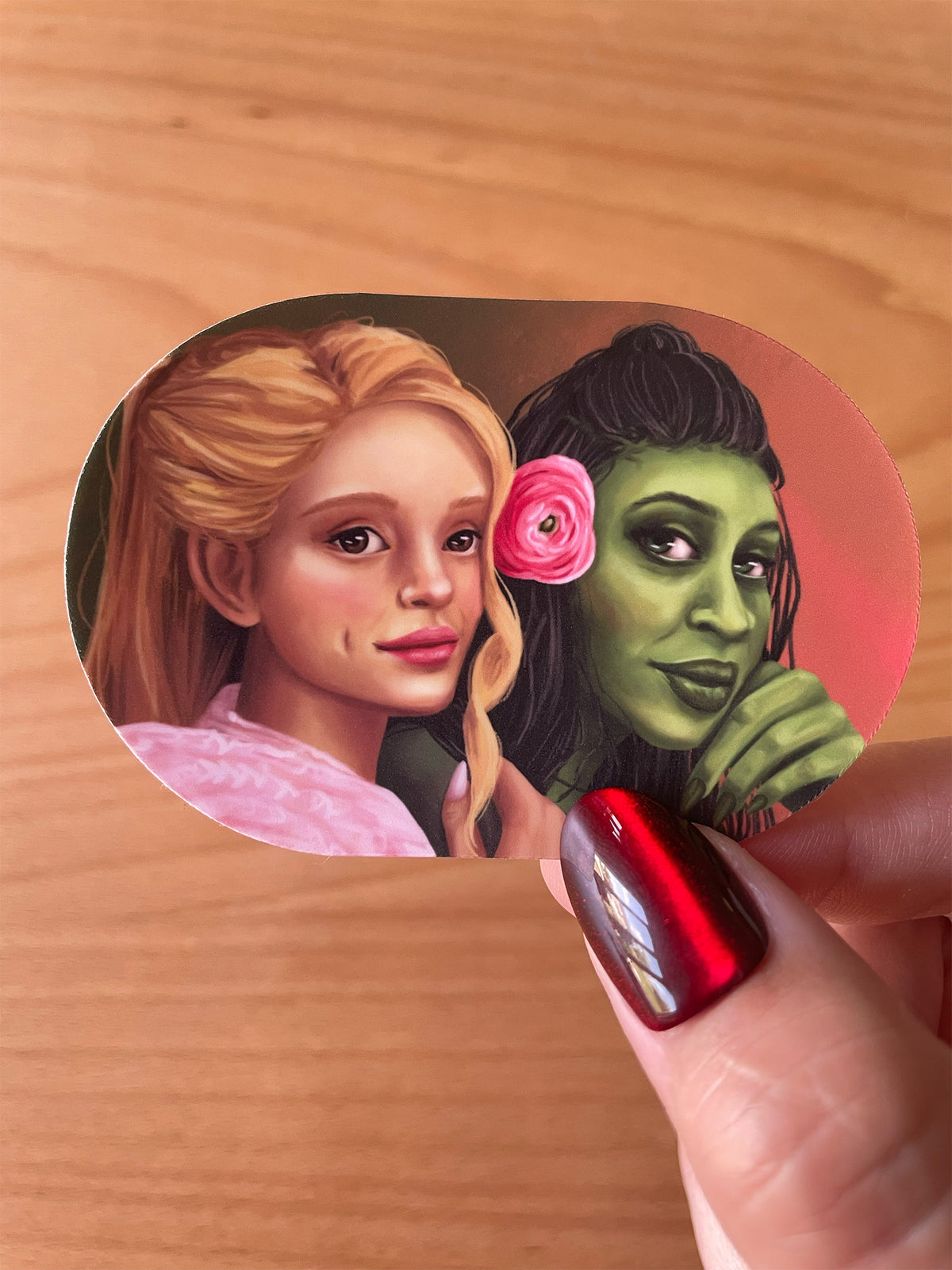 Pink Goes Good with Green — Sticker