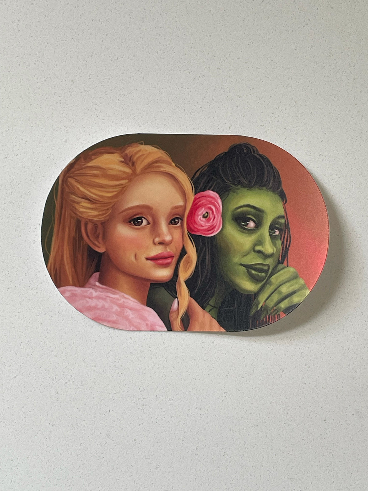 Pink Goes Good with Green — Sticker