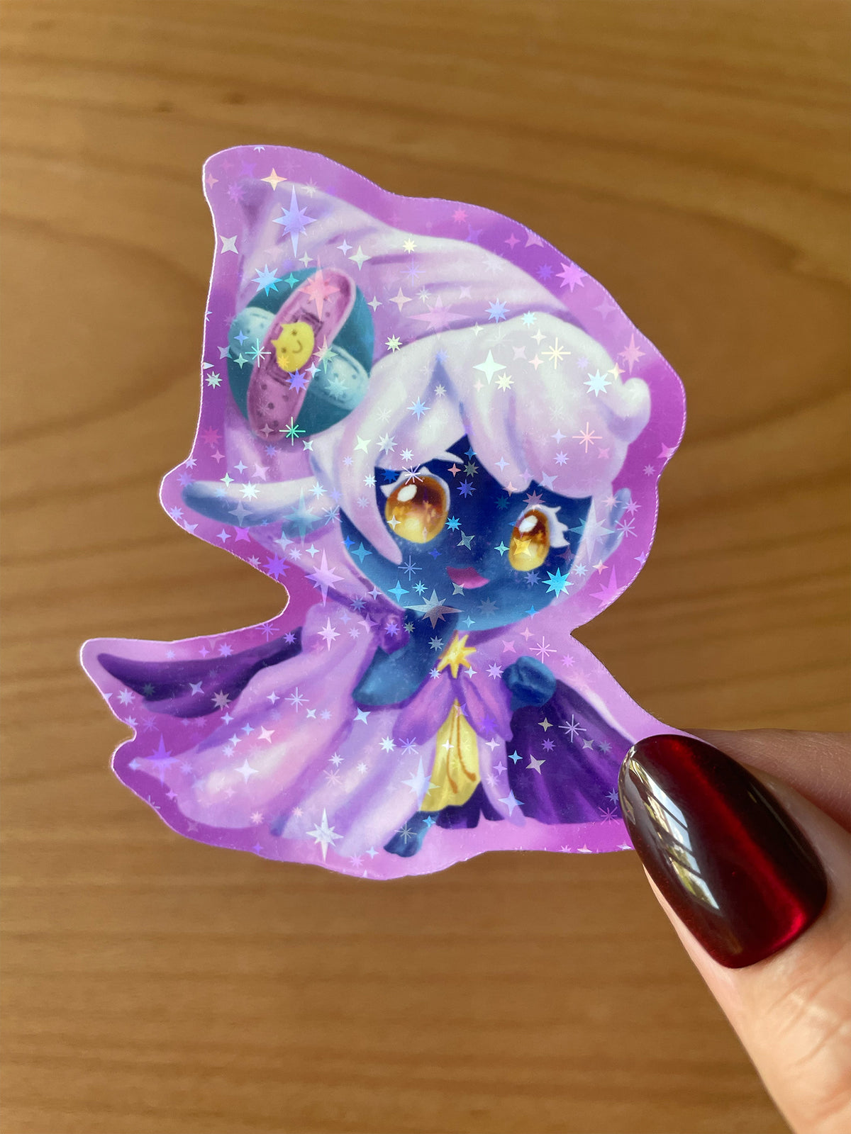 Infinity Nikki Purple Faewish Sprite — Sticker