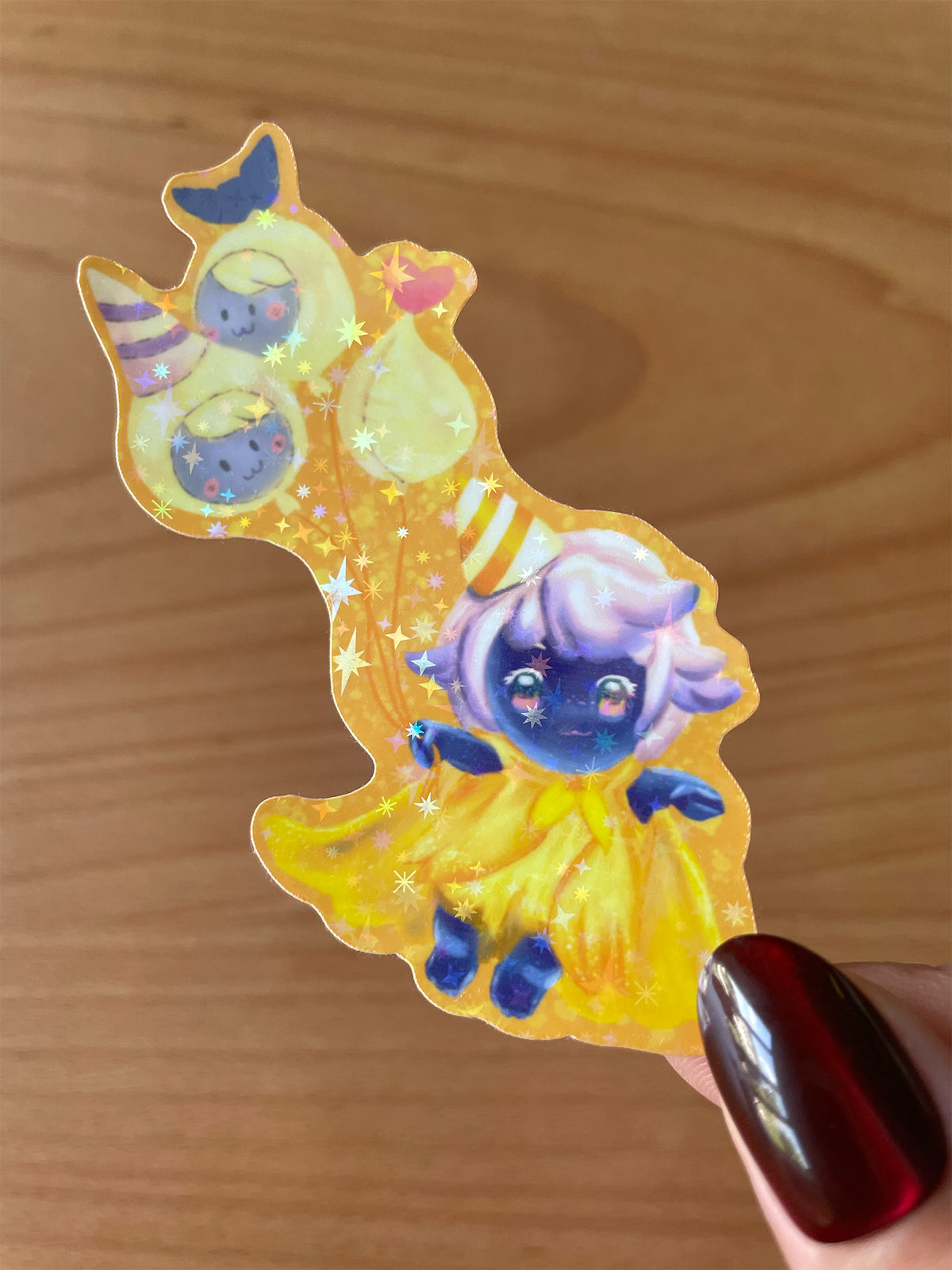 Infinity Nikki Yellow Faewish Sprite — Sticker